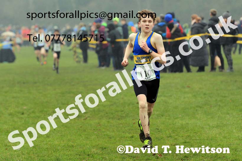 Boys Under-13s 2023 Northern Cross Country Champs., Witton Park, Blackburn. Photo: David T. Hewitson/Sports for All Pics